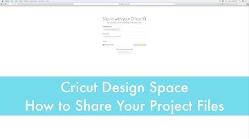 Cricut Design Space: How to Share Your Project Files