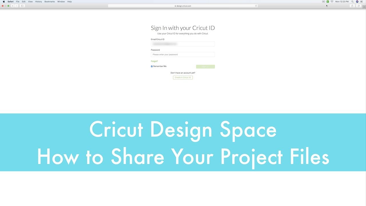 Download Cricut Design Space How To Share Your Project Files Youtube SVG, PNG, EPS, DXF File