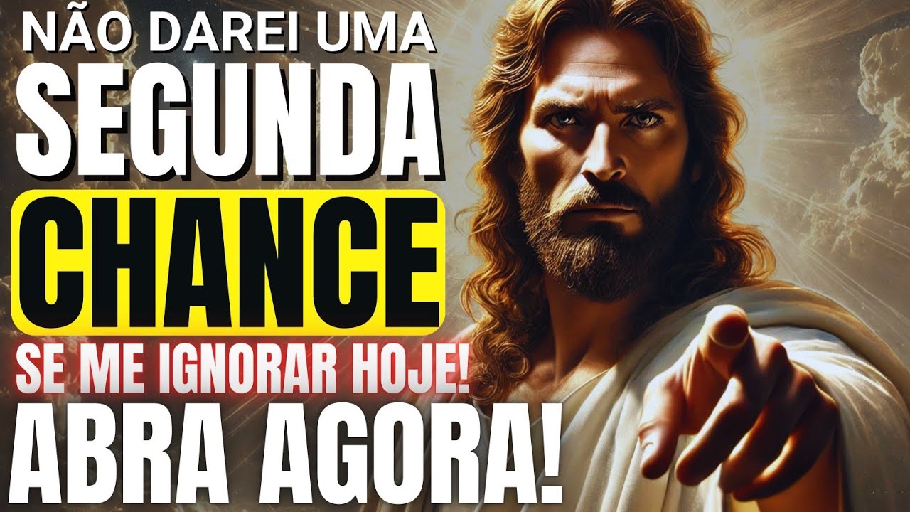 DEUS DIZ: EU DISSE QUE ISSO CHEGARIA PARA VOCÊ... ABRA LOGO!