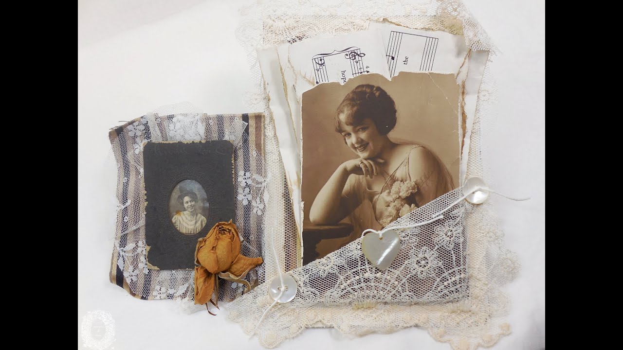 Mixed Media Monday | Vintage Lady Journal Covers - YouTube