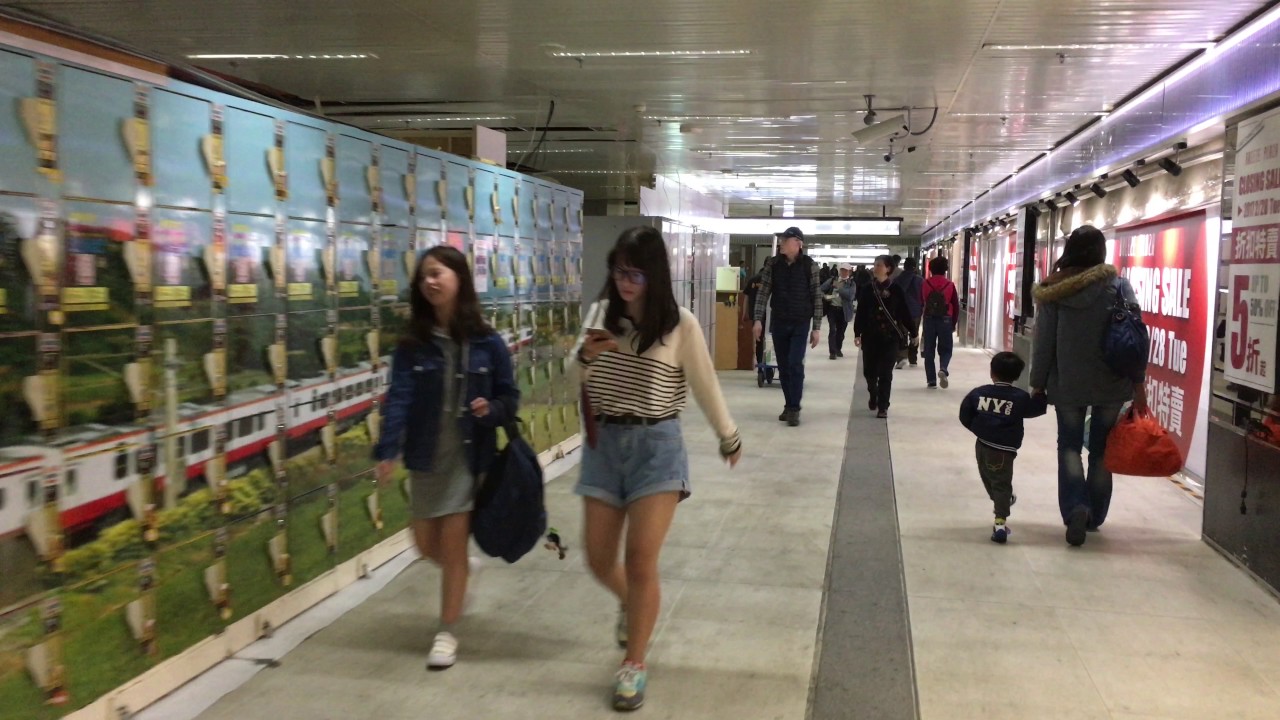 台北捷運淡水信義線台北車站 轉乘 桃園機場捷運 A1台北車站 路程景 Taoyuan International Airport  MRT