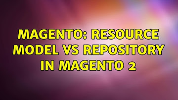 Magento: Resource Model vs Repository in Magento 2