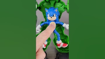 Sonic The Hedgehog 3 Hulk Robot Action Figures ASMR