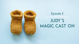 Create a Seamless Bootie Sole | Wabisabi Baby Bootie Flat to Seamless Ep. 2: Judy’s Magic Cast-On