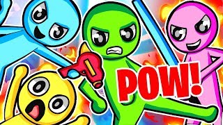 A Funny battle for the throne in 3D Stick Fight! screenshot 4