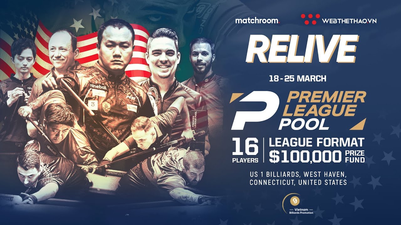 🛑RELIVE Giải Billiard Premier League Pool 2024 Ngày 5 Session 1