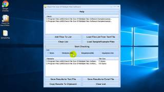 How To Use Check File Size Of Multiple Files Software screenshot 3