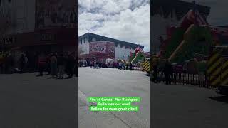 Fire at Central Pier Blackpool #uk #fire