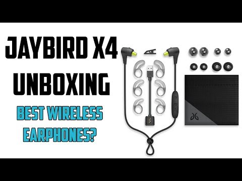 Jaybird X4 Wireless Earphones Unboxing and First Impressions (BEST WIRELESS EARPHONES)