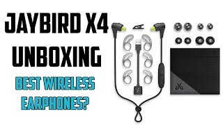 Jaybird X4 Wireless Earphones Unboxing and First Impressions (BEST WIRELESS EARPHONES)