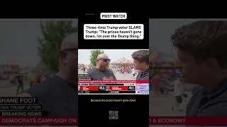 Three-time Trump voter SLAMS Trump: “The prices haven’t gone down. I’m over the Trump thing.”