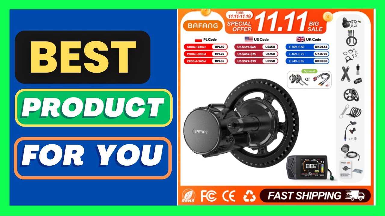 Bafang 750W 48V Kit Mid Drive Motor