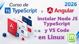 TypeScript-Angular Course from Scratch | INSTALL NODE JS, TYPESCRIPT AND VSCODE ON LINUX video(5)