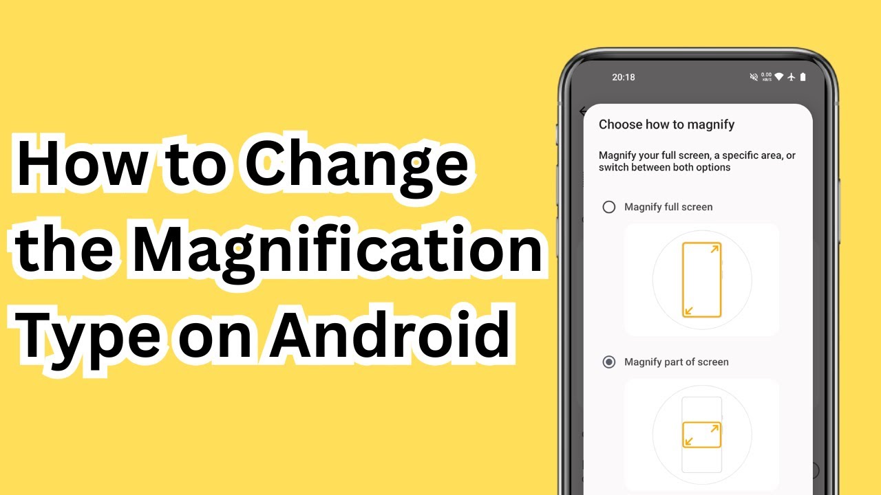 How to Change the Magnification Type on Android | Tips & Tricks - YouTube