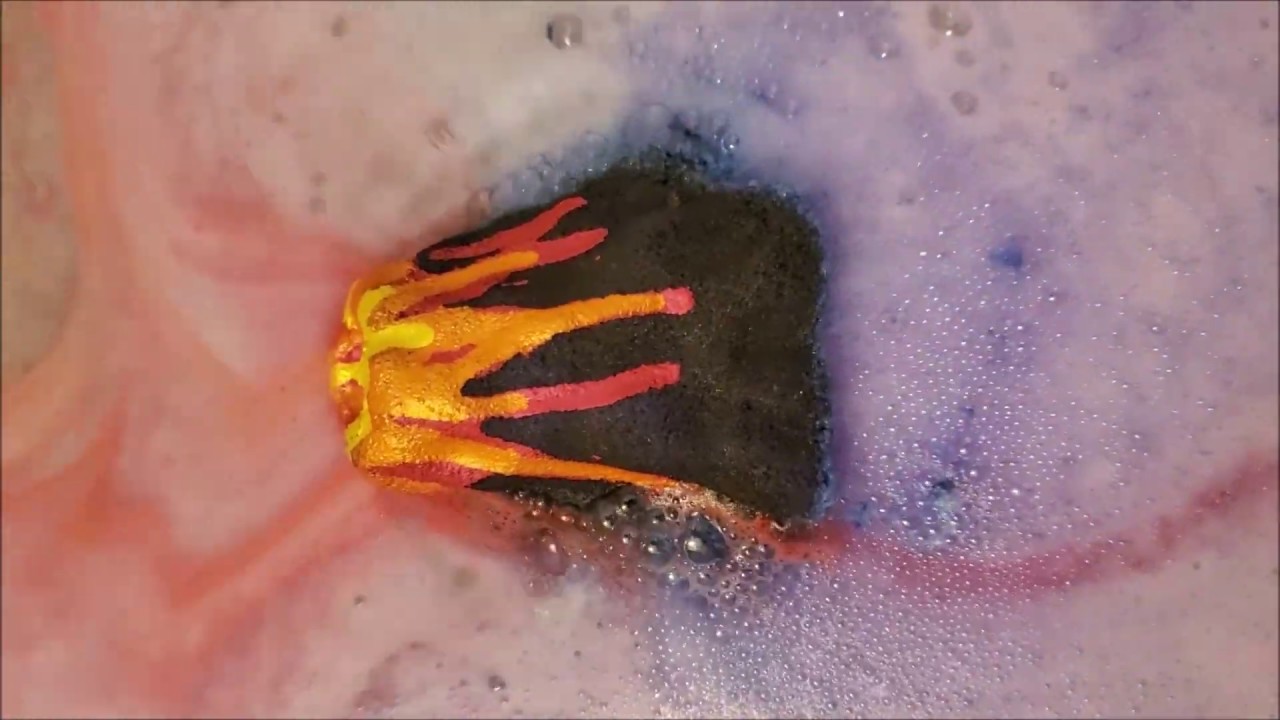Erupting Volcano Bath Bomb - YouTube