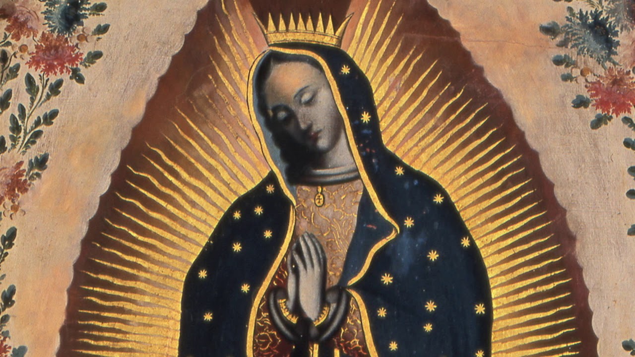 Virgen de Guadalupe con las cuatro apariciones. Museo Regional de