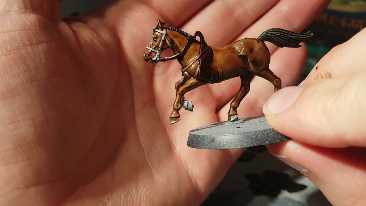 Contrast Paint Turorial !! Horses and Wargs YouTube