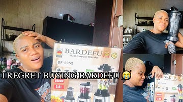 I REGRET BUYING BARDEFU 6in1 MULTIPURPOSE BLENDER 😭,MY FEEDBACK REVIEW AFTER 2 MONTHS OF USUAGE