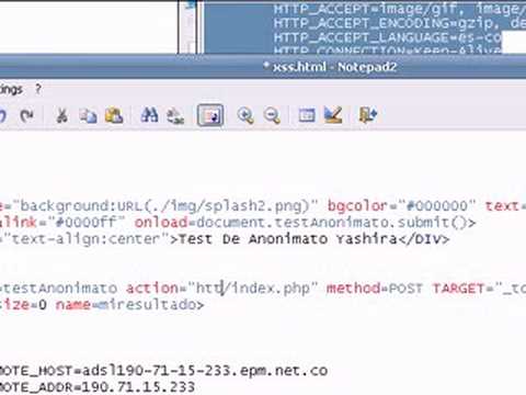 Nuevo XSS en Yashira.org