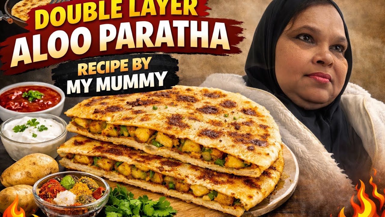 🔥 Crispy Double Layer Aloo Paratha🥔 Secret Mummy Recipe | Full Taste Guarantee
