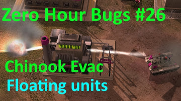 Bugs! Did you know? Part26 "Floating units" [C&C Zero Hour]