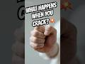 What really happens when you crack your joints 💥 #WeirdScience #CreepyFacts #Shorts #fyp #trending