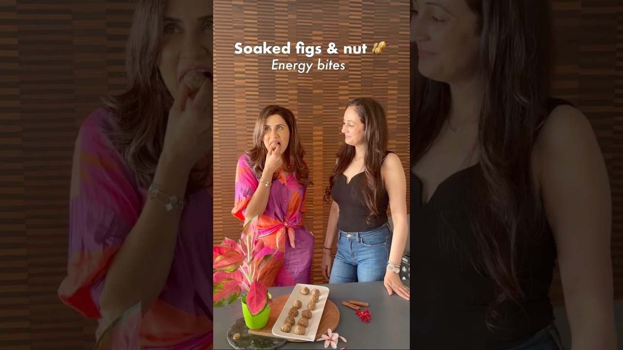FIGS AND NUT Energy bites : Where nutrition meets strength. With @Yasminbodyimage
