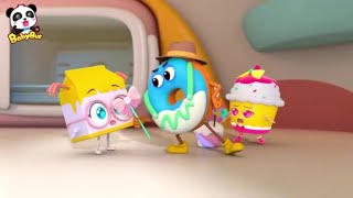 Yummy Foods Family Ep 6 - Police Donuts Search Mission -Who's the Thief |Super Panda Wonderful Video