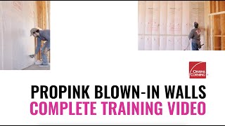 ProPink® Blown-In Walls Complete Training Video