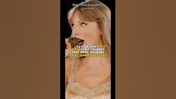 Kidz bop lyric changes that make no sense (Pt. 2) #swiftie #taylorswift #fyp #shorts #viral #blowup