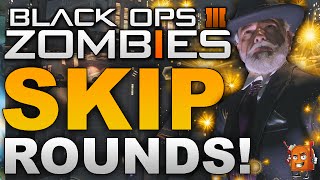 Black Ops 3 Zombies | ROUND 15 IN 30 SECONDS! / SKIP ROUNDS in Shadows of Evil (BO3)