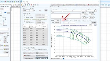 Pipe Flow Expert Software Pump Series Speed And Impeller Size Changes