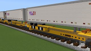 Minecraft TTX Spine Car With FedEx Trailers Tutorial