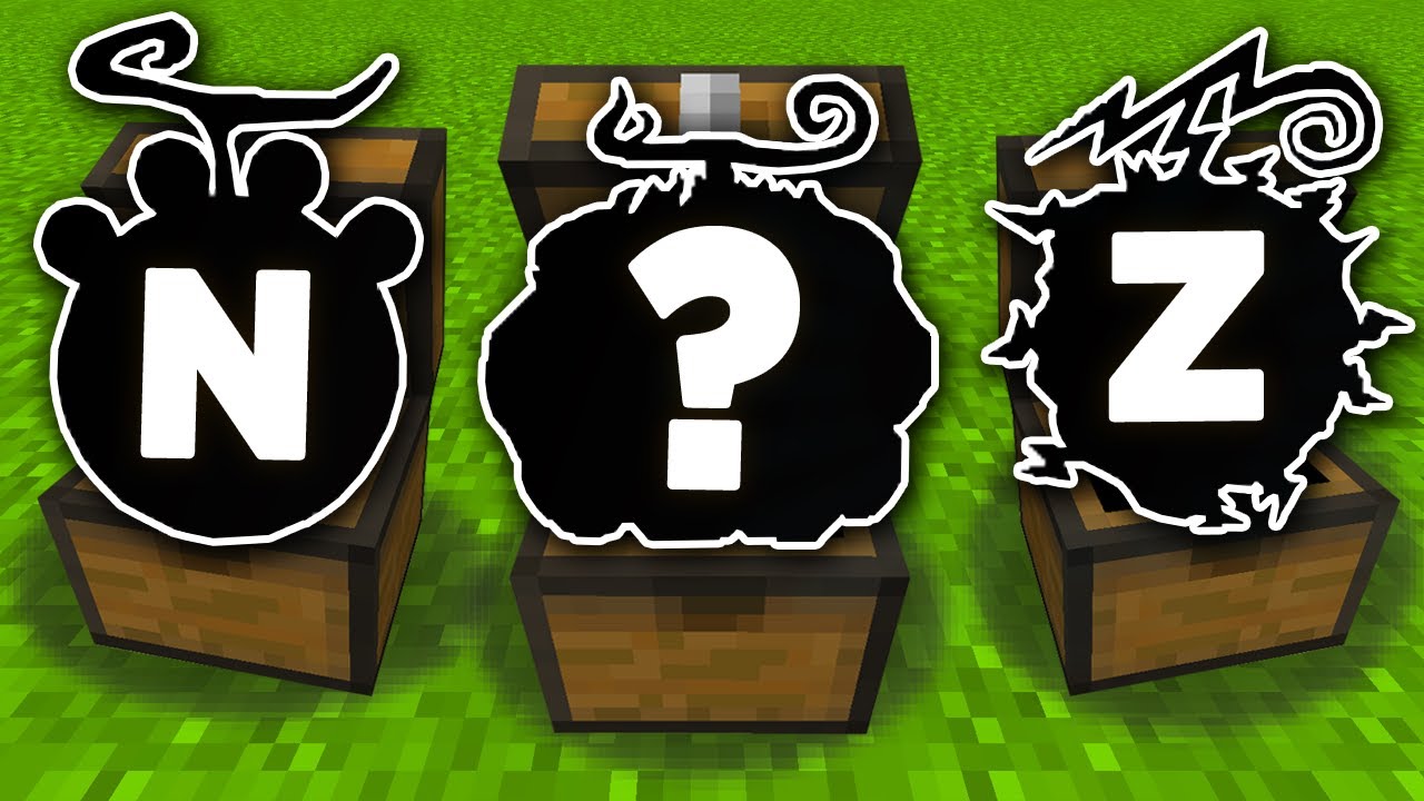 ESCOLHA A DEVIL FRUIT PELA INICIAL NO MINECRAFT *ONE PIECE*