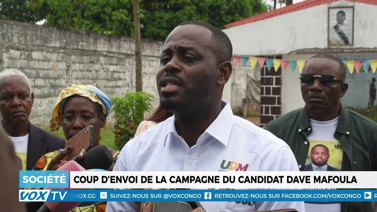 Coup d'envoi de la campagne du candidat Uphrem Dave Mafoula