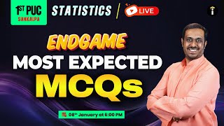 20 Marks Guaranteed - PU 1 Statistics MCQs (Part 1) LIVE | Endgame for Final Exam Preparation