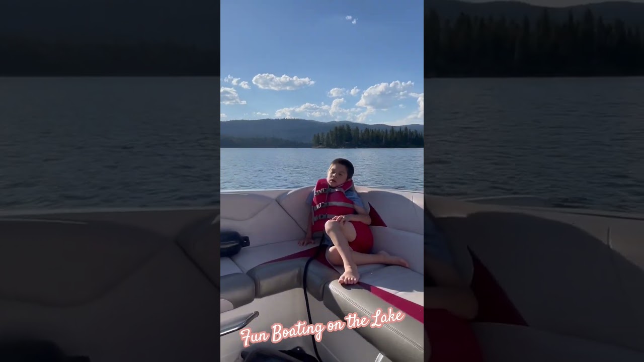 Fun Boating with kids on Payette Lake in McCall Idaho