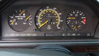1991 Mercedes Benz W124 300E Cold Start