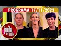 LA JAULA DE LA MODA - Programa 17/11/23 - CARLA RODRÍGUEZ, ROCÍO VIVAS y JUAN MANUEL PONT LEDESMA