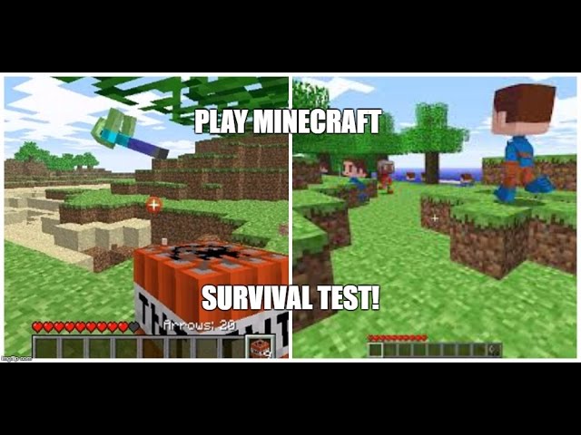 Minecraft - Survival test gameplay (+DOWNLOAD) (Classic 0.30) 