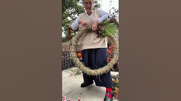 DIY X large autumn wreath