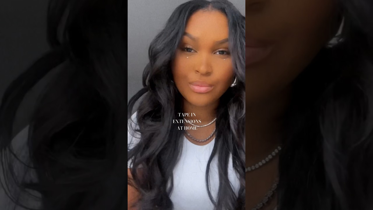 How To : Install Tape-In Extensions At Home Tutorial 