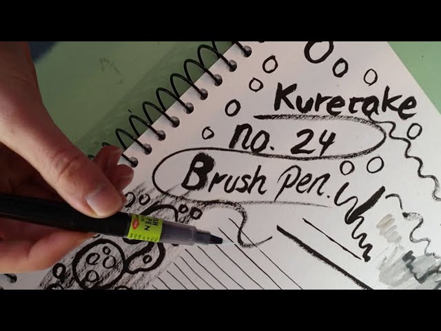 Kuretake Calligraphy Brush Pen  Kuretake Brush Pen Art Markers