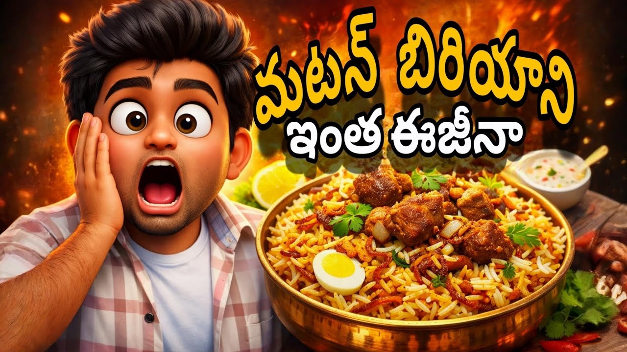 Hotel Style Mutton Biryani at Home 😱 | Easy Dum Biryani Anyone Can Make