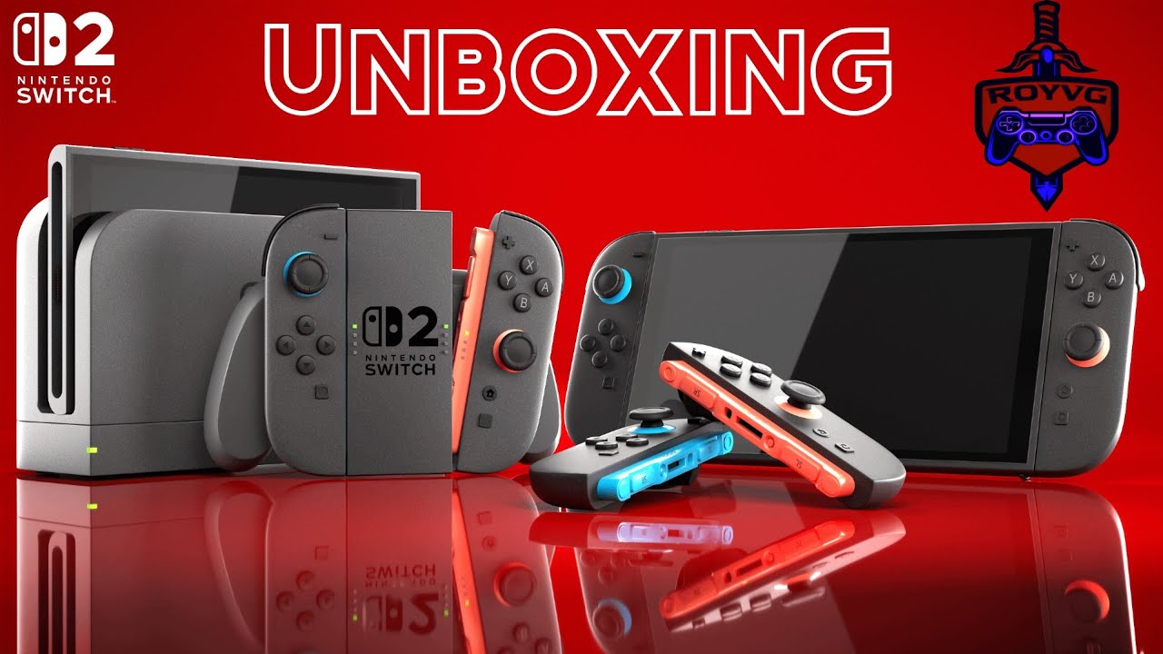 Unboxing Nintendo Switch 2 | RoyVG - YouTube