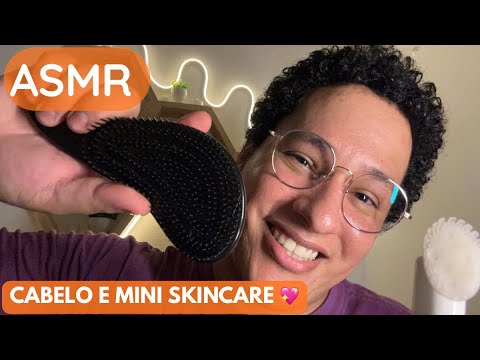 ASMR Cuidando de Você | Cabelo, Mini Skincare, Atenção Pessoal e Bate-Papo (Sussurros)