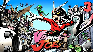 Viewtiful Joe Blind Playthrough part 3: The Same Boss 3 times in one level?! Seriously?