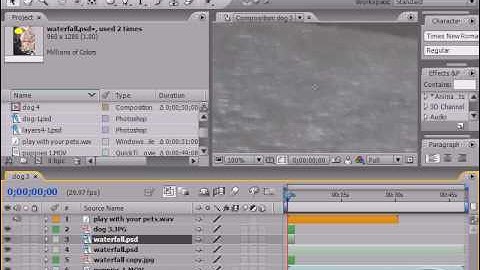 Adobe After Effects CS3 Composition Explained by softwarevideo.com & grabtraining.com
