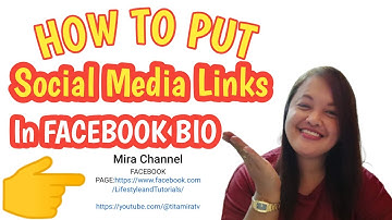 HOW TO PUT CLICKABLE SOCIAL MEDIA LINKS IN FACEBOOK BIO/Tita Mira CHANNEL