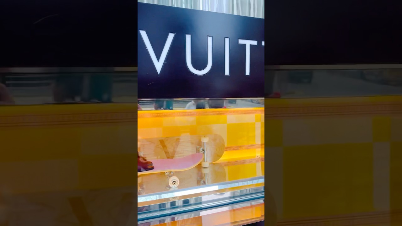 Skateboards and Louis Vuitton?! 😅 time is changing fast 🫣 